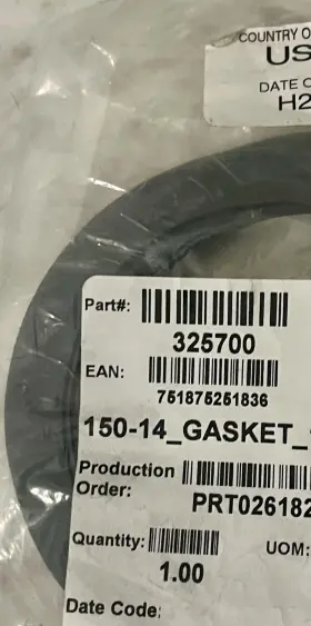 325700 MCDONNELL MILLER Gasket Lwco Water Pack