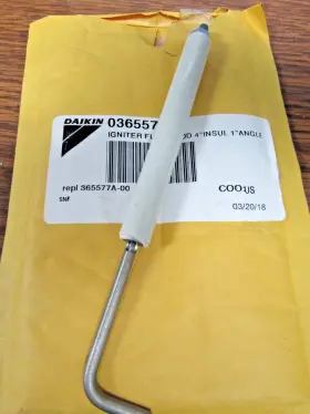 036557700 MCQUAY PERFEX Igniter Flame Rod Angle