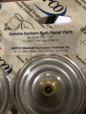 C5940-1E MEPCO DUNHAM BUSH Disc #2