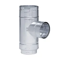 4M4ST3 METAL-FAB Swivel Tee Vent Fitting Lp Gas Hvac Pipe