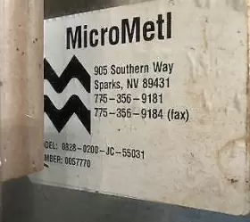 0828-0200-JC-55031 MICROMETL Enthalpy Economizer Mixing Box #3