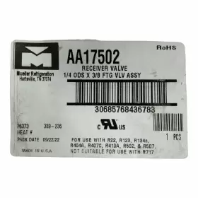 AA17502 MUELLER REFRIDGERATION Refrigeration Packed Line #2