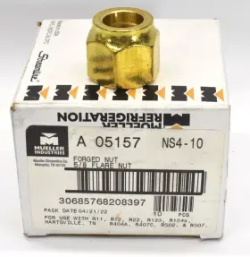 A05157 MUELLER REFRIGERATION Forged Flare Nut Pack