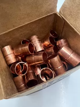 W01017 MUELLER Pack Od Copper Fitting Coupling Rolled #2