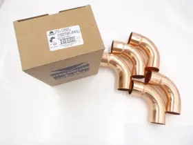 W02359 MUELLER Pack Copper Elbow Radius Street Od Ftg
