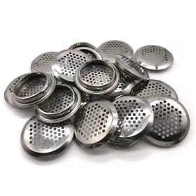 782938345636 NACX Air Soffit Vent Steel Round Mesh Hol