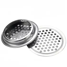 782938346008 NACX Steel Soffit Vents Round Mesh Hole Air Kitc