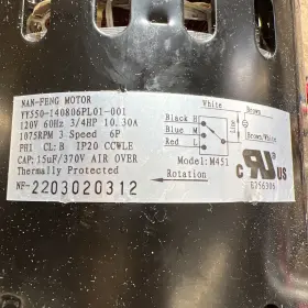 M451 NAN FENG MOTOR Hvac Refrigeration #2