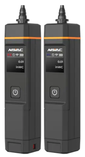 NSM1K2 NAVAC Bluetooth Manometer Digital Display