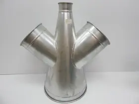 3226-1610-104095 NORDFAB Ducting Qf Double Branch Galvanized