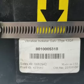 8010005318 NORDFAB Galvanized Steel Vibration Isolator Duct #3