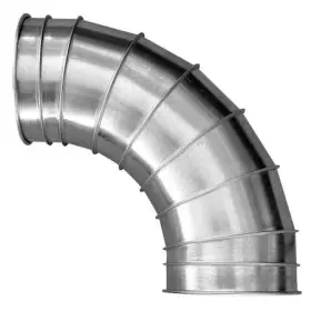8040400026 NORDFAB Round Elbow Duct Galvanized Steel