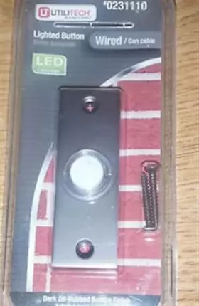 NUPB15LBR NUTONE Oil Builder Door Pushbutton