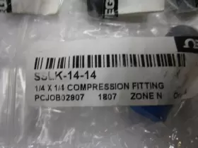 SSLK-14-14 OMEGA Compression Fitting Mnpt #2