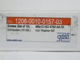 1206-0010-0157-03 OPTEK Box Flange Washer Screws #2