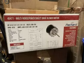 45471 PACKARD Emerson Rheem Blower Motor Shaft #2