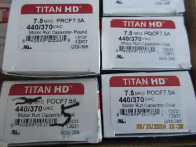 840899101781 PACKARD Titan Motor Capacitor Round #3