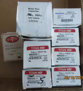 840899101781 PACKARD Titan Motor Capacitor Round