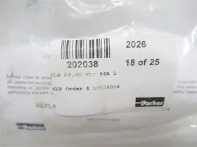 202038 PARKER Box Valve Plug Kit #2