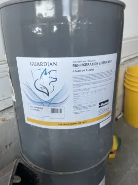 475433 PARKER Polyol Ester Refrigeration Lubricant Gallon Poe