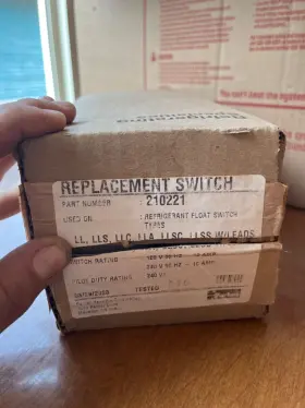 210221 PARKER REFRIGERATION SPECIALTIES Float Switch