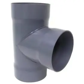 PVCT12 PLASTIC SUPPLY Duct Tee Pvc
