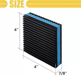 689993084725 POWROCKET Pack Rubber Anti Vibration Pads Eva #2