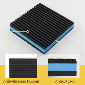 689993084725 POWROCKET Pack Rubber Anti Vibration Pads Eva #3