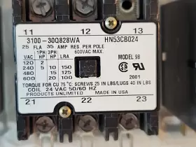 3100-30Q828WA PRODUCTS UNLIMITED Contactor #2