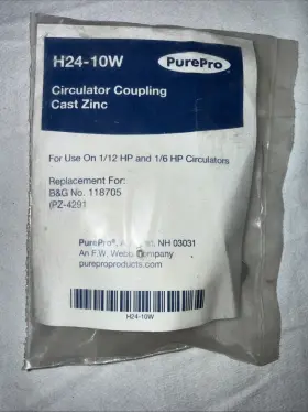 H24-10W PUREPRO Pure Pro Circulator Coupling Cast Zinc