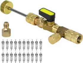 QS33772 QWORK Hvac Valve Core Remover Installer Tool Dual