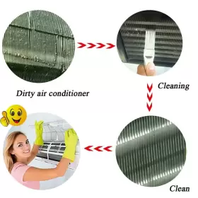 791319207159 QZONELIFE Fin Comb Steel Air Conditioner Ac Stra #3
