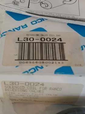 L30-0024 RANCO Solenoid Coil Reversing Valve Pilot #3