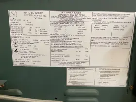 H7-4003 RAYPAK Boiler Million Outpu #2