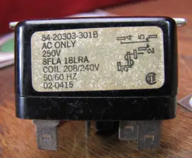 84-20303-310B RBM Hvac Ac Relay Coil #2