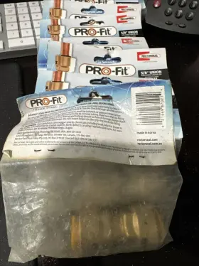 87021 RECTORSEAL Pro Connect Union Refrigerant Line #2