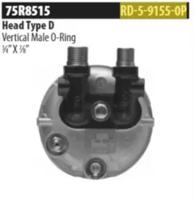 75R8507 RED DOT Que Seltec Compressor Rear Port Adapter Head