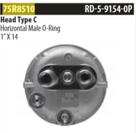 75R8510 RED DOT Que Seltec Compressor Rear Port Adapter Head