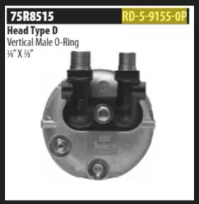 75R8515 RED DOT Que Seltec Compressor Head Adapter Rd