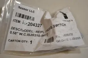 NS2-1167-00 REZNOR Pressure Switch Bracket