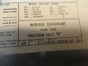 16-7-8 RHEEM Air Handler Cover Plate #3