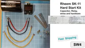 SK-11 RHEEM Start Capacitor Relay Wires Kit