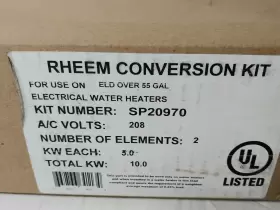 SP20970 RHEEM Conversion Kit #2