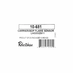 10-681 ROBERTSHAW Furnace Flame Sensor Carrier Bryant #3