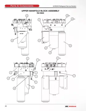 RA19600 ROBINAIR Manifold Block Ac