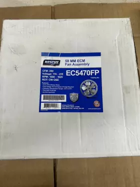 EC5470FP RPM Ecm Fan Pack Cfm Volt Cw Ose