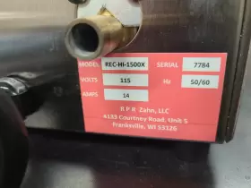 REC-HI-1500X RPR ZAHN Water Heater Recirculator #3