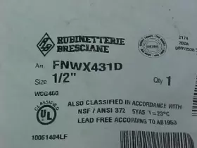 FNWX431D RUBINETTERIE BRESCIANE Check Press Valve #2