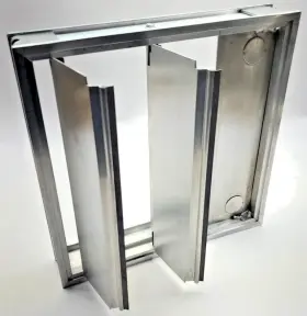 002593718 RUSKIN Backdraft Damper Box