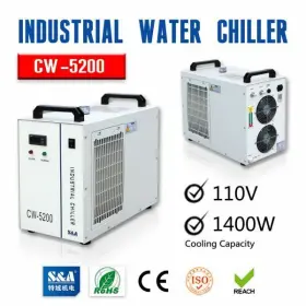 CW-5200DH S-A Water Spindle Laser Tube #2